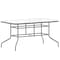 Flash Furniture Silver 55x31.5 Glass Patio Table - Umbrella Hole TLH-089-SV-GG - alternate 5